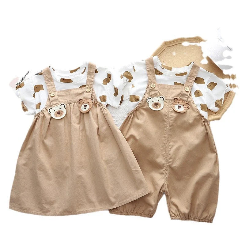 Conjunto Infantil Verão Ursinhos