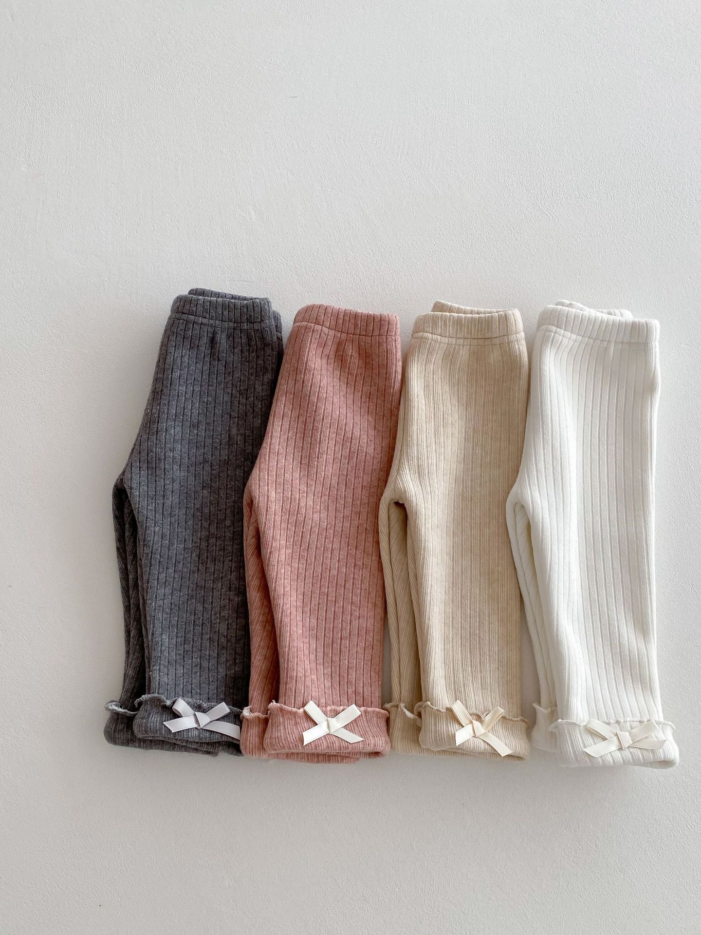 Calça Infantil Feminina Forrada Lacinhos