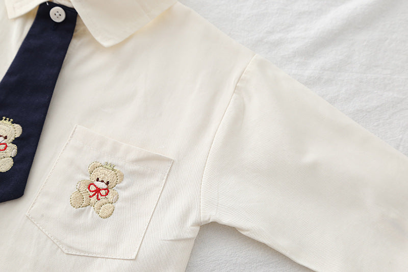 Conjunto Infantil Masculino Ursinho 3 Peças