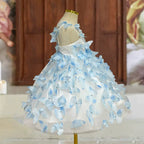 Vestido de Festa Infantil Borboletinhas 3D