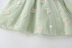 Vestido Infantil Borboletas Lacinho