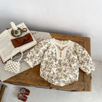Body Infantil Feminino Flores
