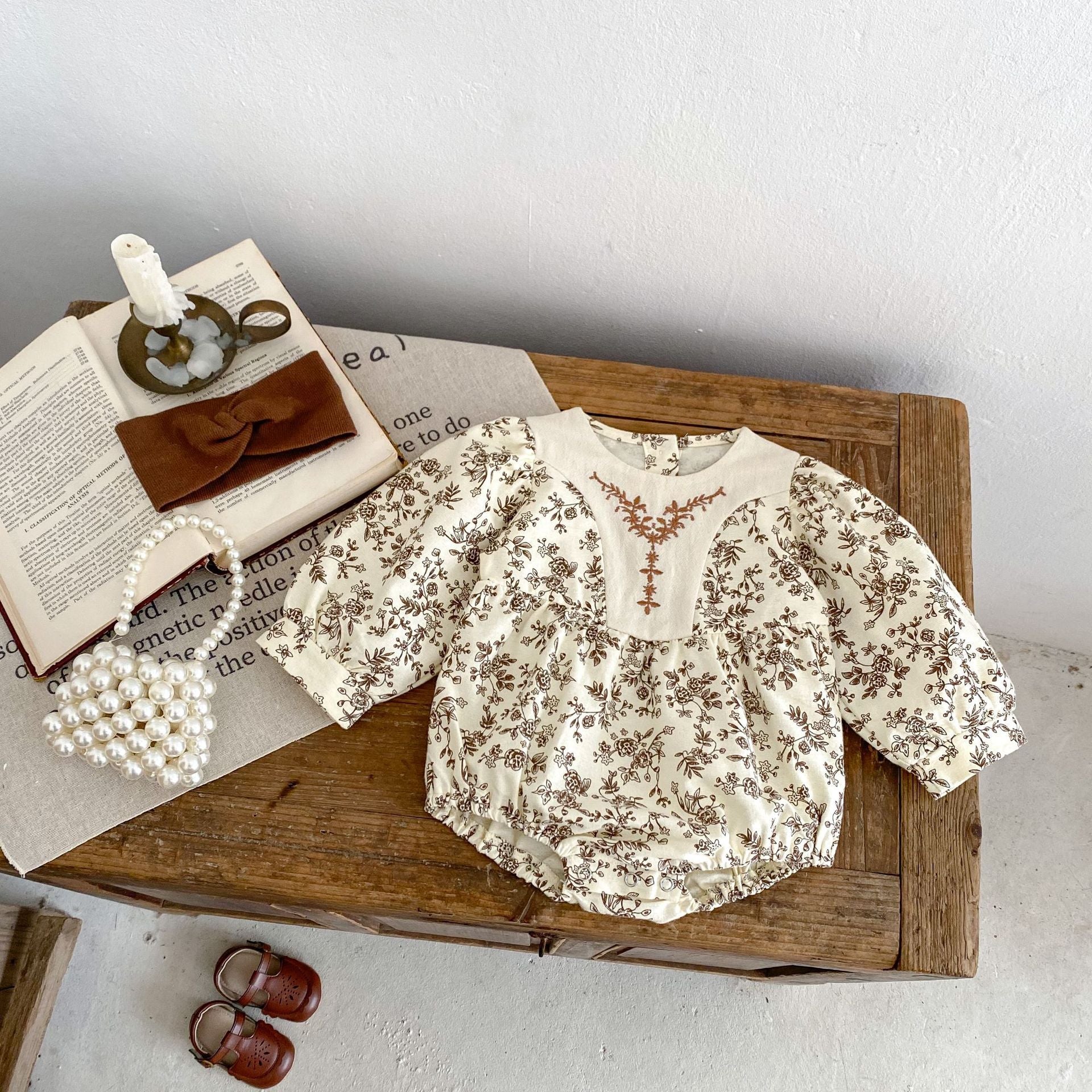 Body Infantil Feminino Flores