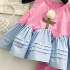 Conjunto Infantil Feminino Verão Florzinha