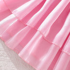 Vestido Infantil Pink Brilhante