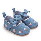 Sapato Infantil Florzinhas e Lacinho