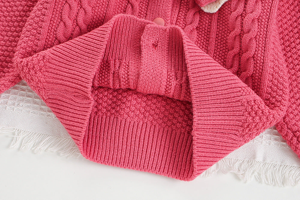 Conjunto Infantil de Tricô Lacinhos