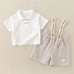 Conjunto Infantil Camisa + Suspensório