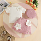 Conjunto Infantil Feminino Flores Botõeszinhos