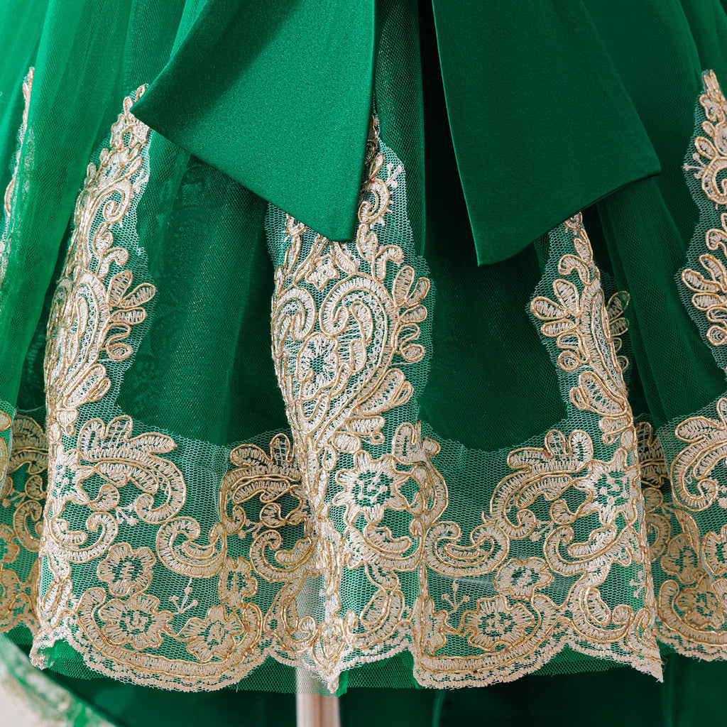 Vestido de Festa Infantil Renda e Laço