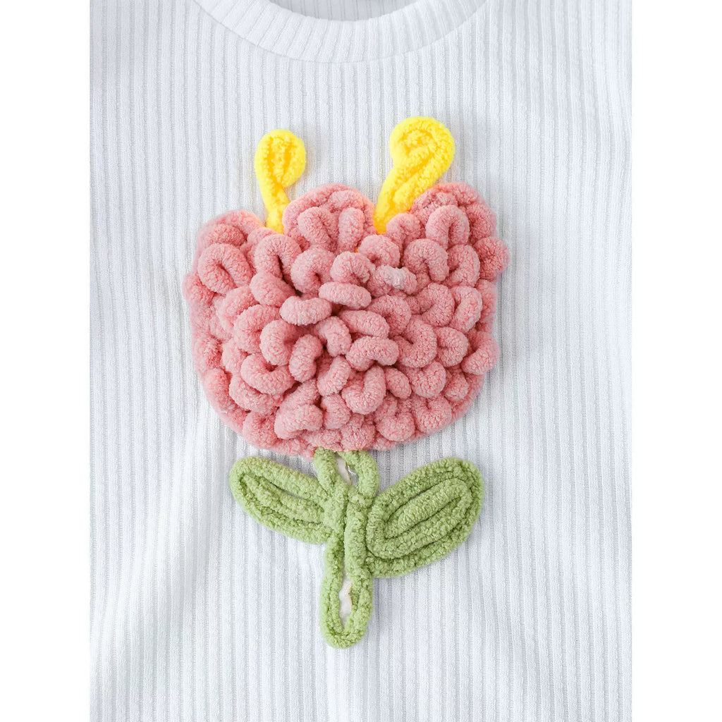 Conjunto Infantil Feminino Flores
