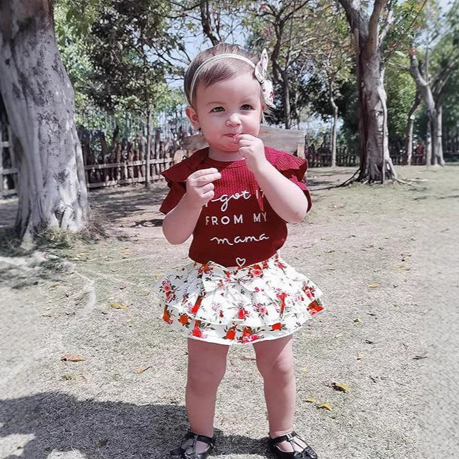Conjunto Infantil Verão Floral