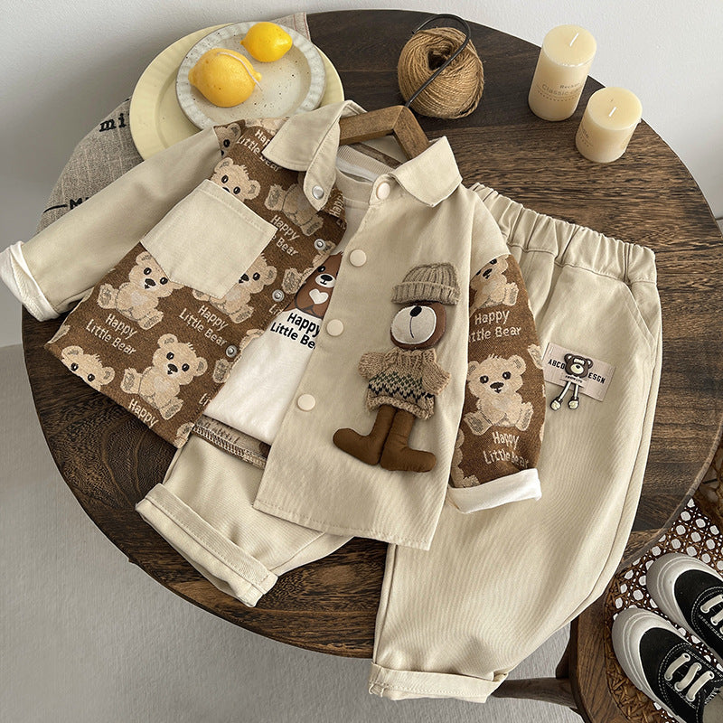 Conjunto Infantil Ursinho 3 Peças