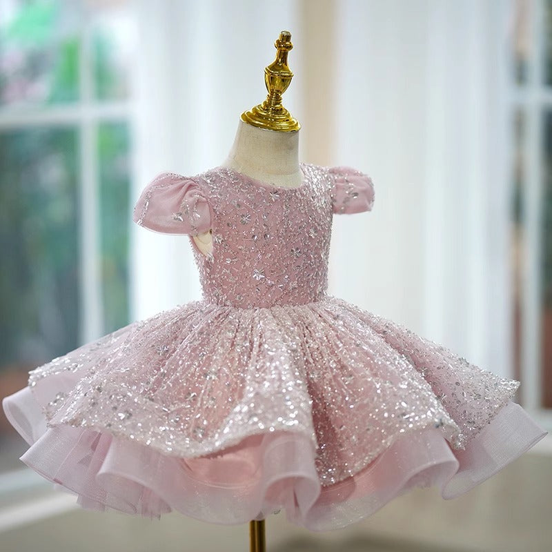 Vestido de Festa com Lantejoulas Brilhantes