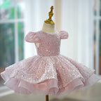 Vestido de Festa com Lantejoulas Brilhantes
