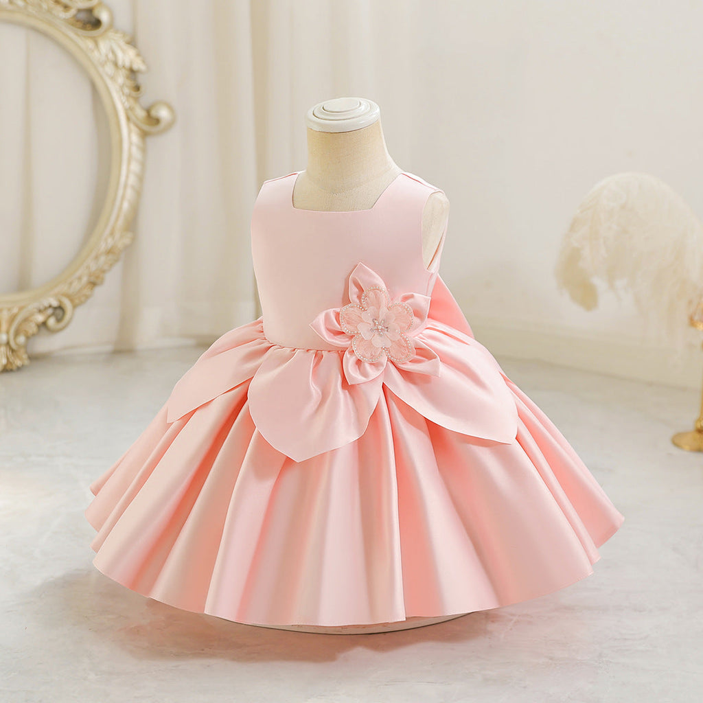 Vestido de Festa Infantil Florzinha