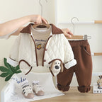 Conjunto Infantil Masculino 3 Peças Cachorrinho