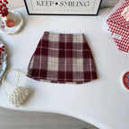 Conjunto Infantil Feminino Xadrez Lacinhos