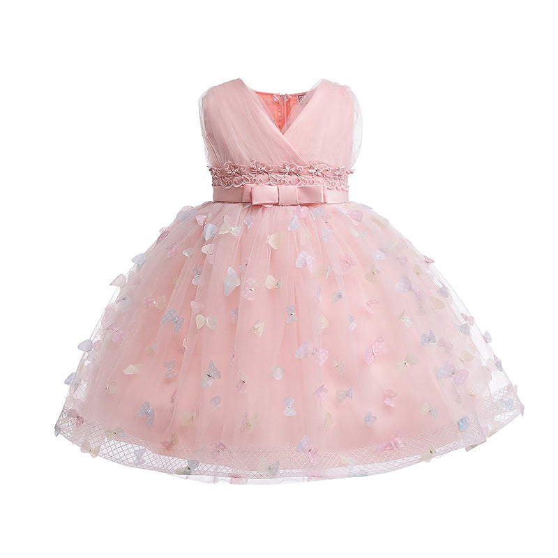 Vestido Infantil Tule Sem Alça