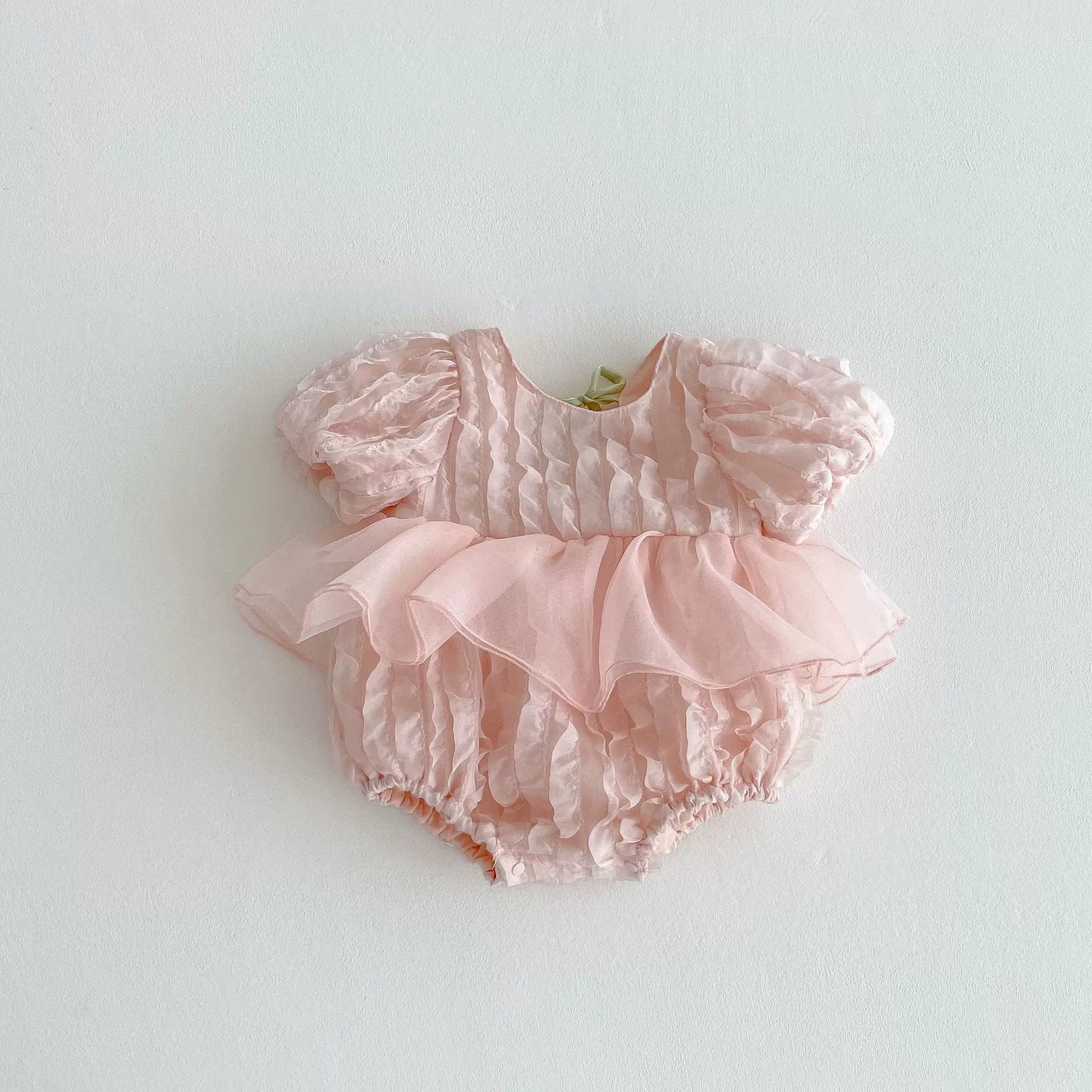 Body Infantil Feminino Bufante Florzinha