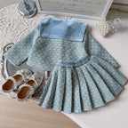 Conjunto Infantil Feminino Azul Boutique