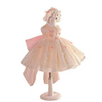 Vestido Infantil de Festa Floral Brilhante