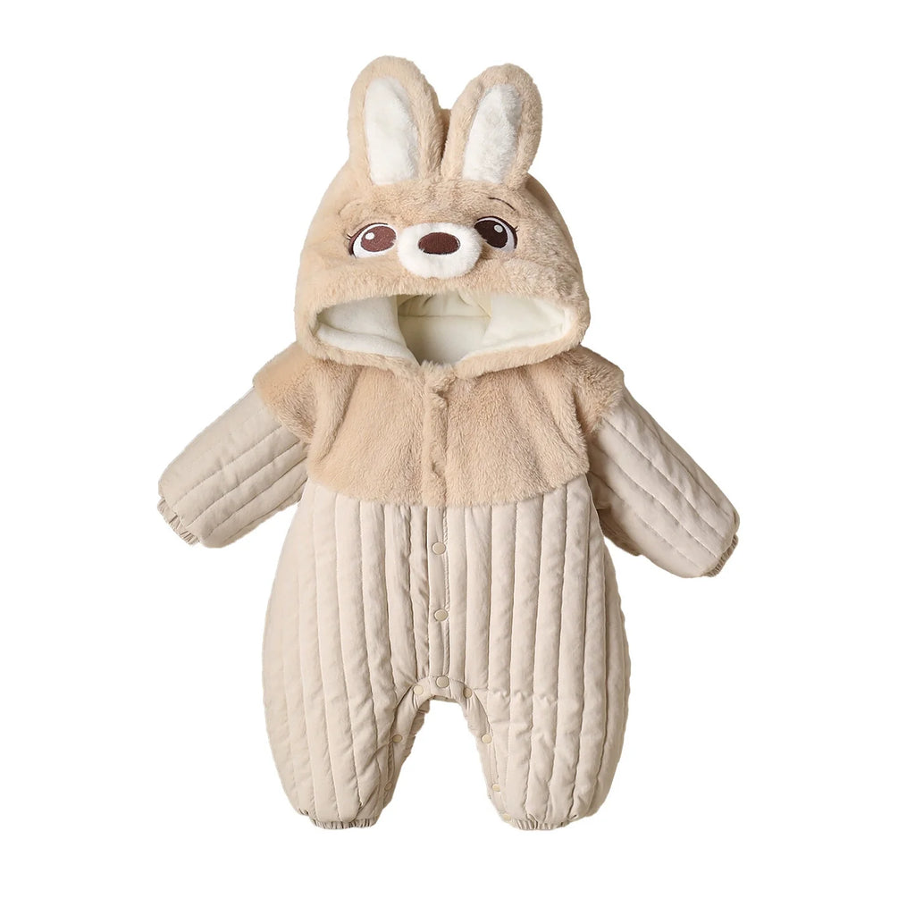 Macacão Infantil de Inverno Ursinho Orelhinhas