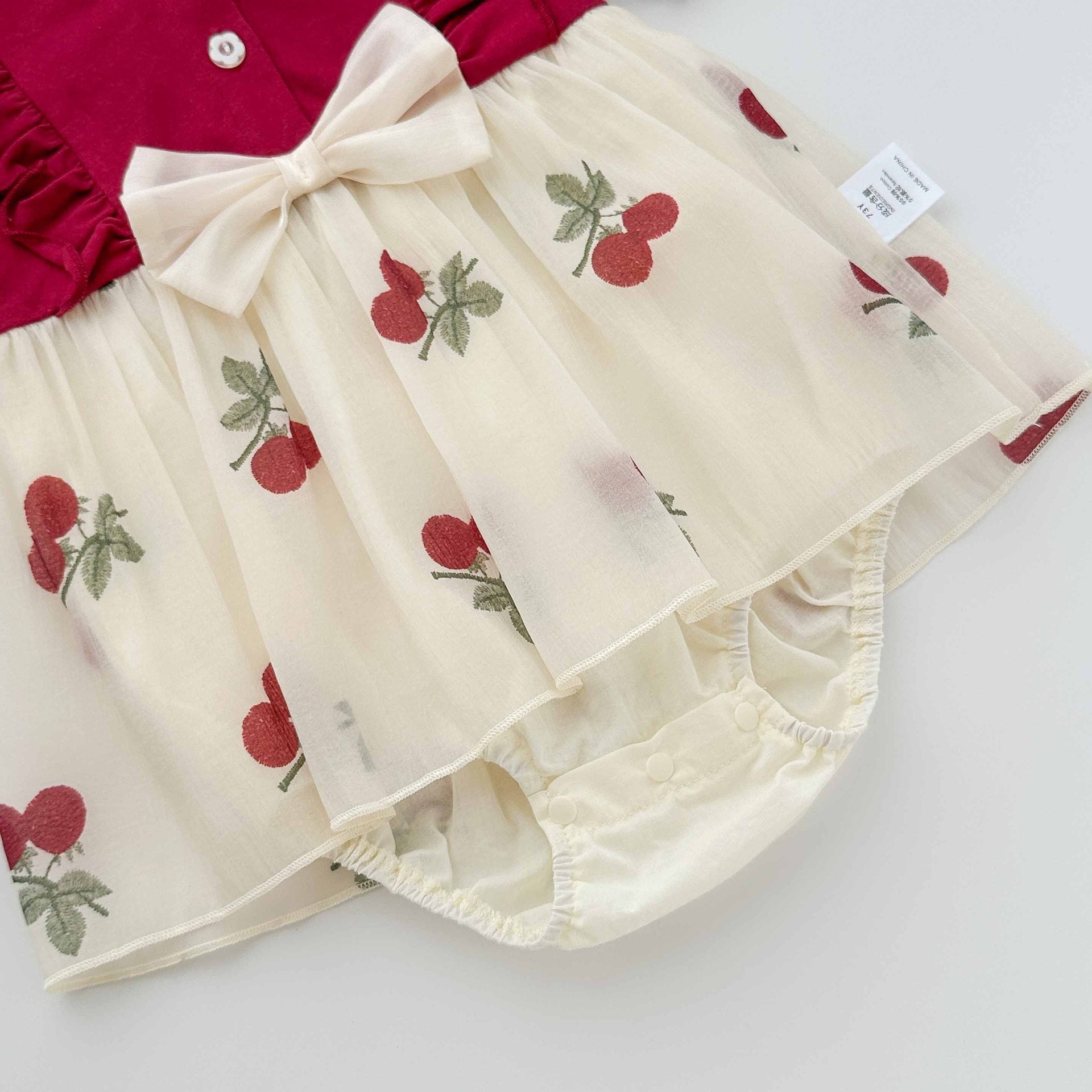 Body Infantil Feminino Frutinha Lacinho