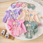 Body Infantil Feminino Florzinhas