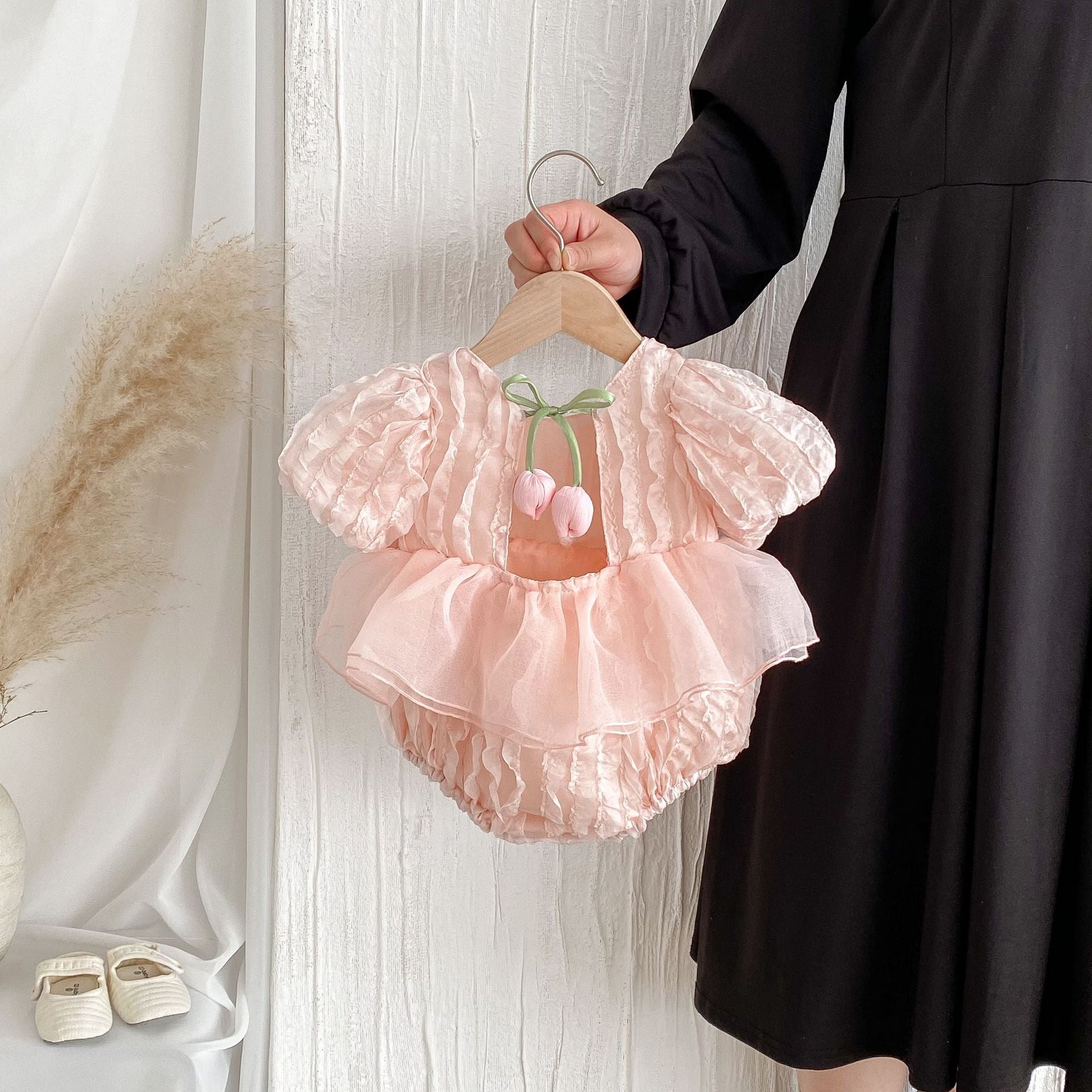 Body Infantil Feminino Bufante Florzinha