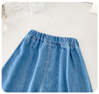Conjunto Infantil Jeans Bordadinhos