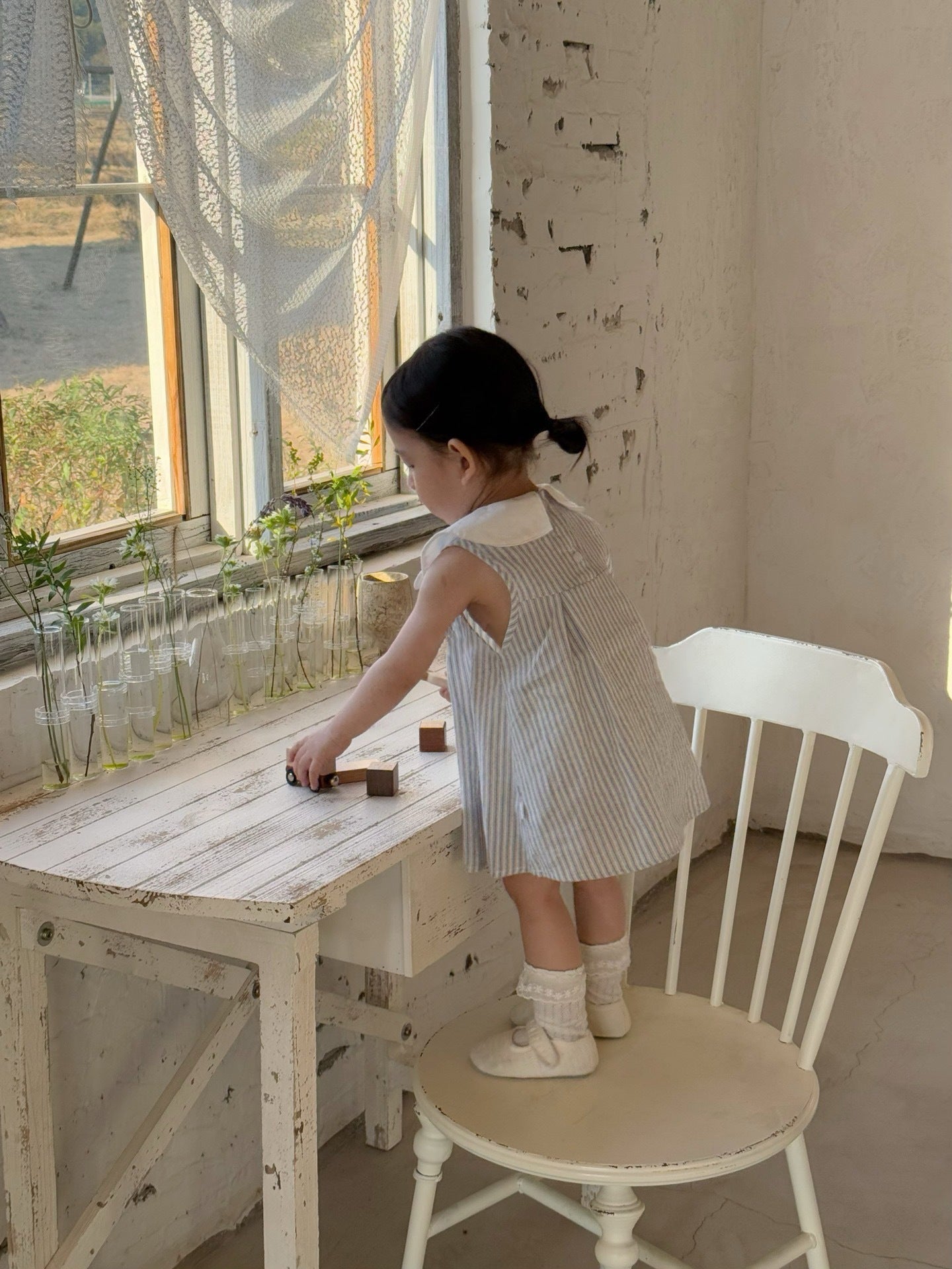 Vestido Infantil Lístras Florzinhas