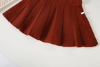 Conjunto de Tricô Feminino Corações Golinha