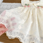 Vestido Infantil Verão Cerejinhas