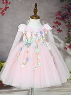 Vestido Infantil de Festa Florzinhas