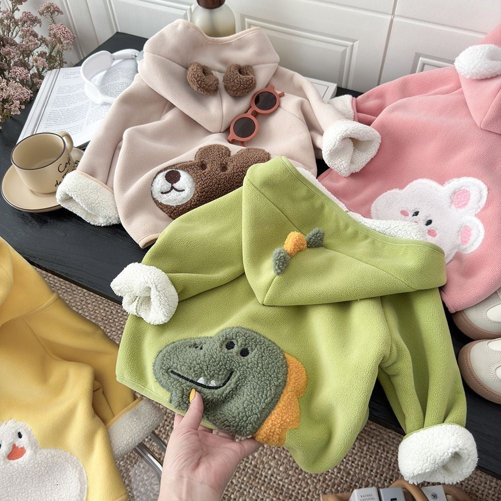Casaco Infantil Pelúcia Bichinhos