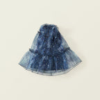 Vestido Infantil Azul Delicado