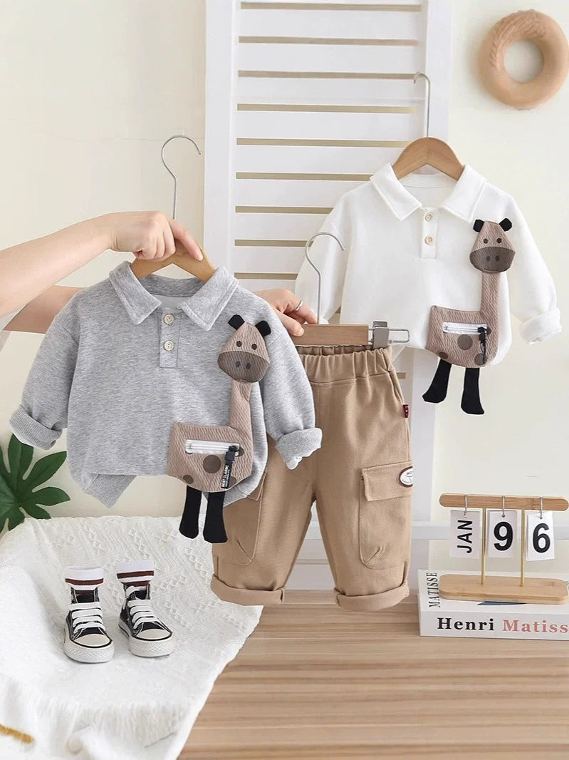 Conjunto Infantil Masculino Girafinha