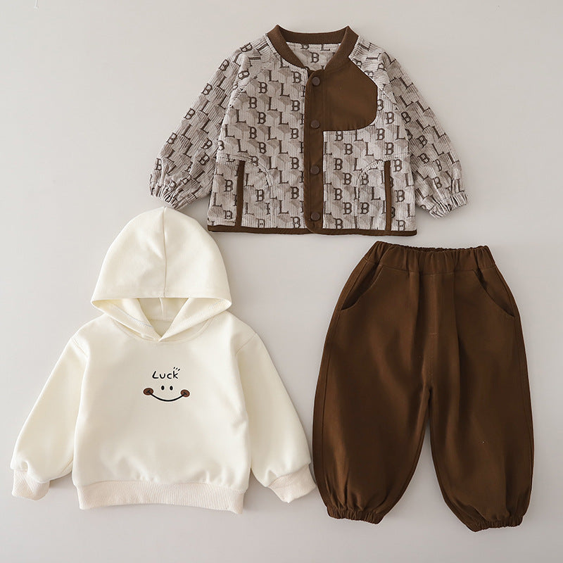 Conjunto Infantil Masculino 3 Peças Luck