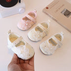 Sapato Infantil Feminino Renda Florzinha