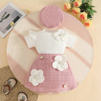 Conjunto Infantil Feminino Flores Botõeszinhos