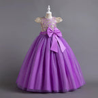 Vestido de Festa Longo Renda Brilhantes
