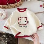 Blusa Infantil Tricô Hello Kity