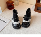 Bota Infantil Lacinho com Rendinha