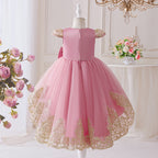 Vestido de Festa Rendado com Laço