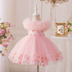 Vestido Infantil Bufante Com Florzinhas
