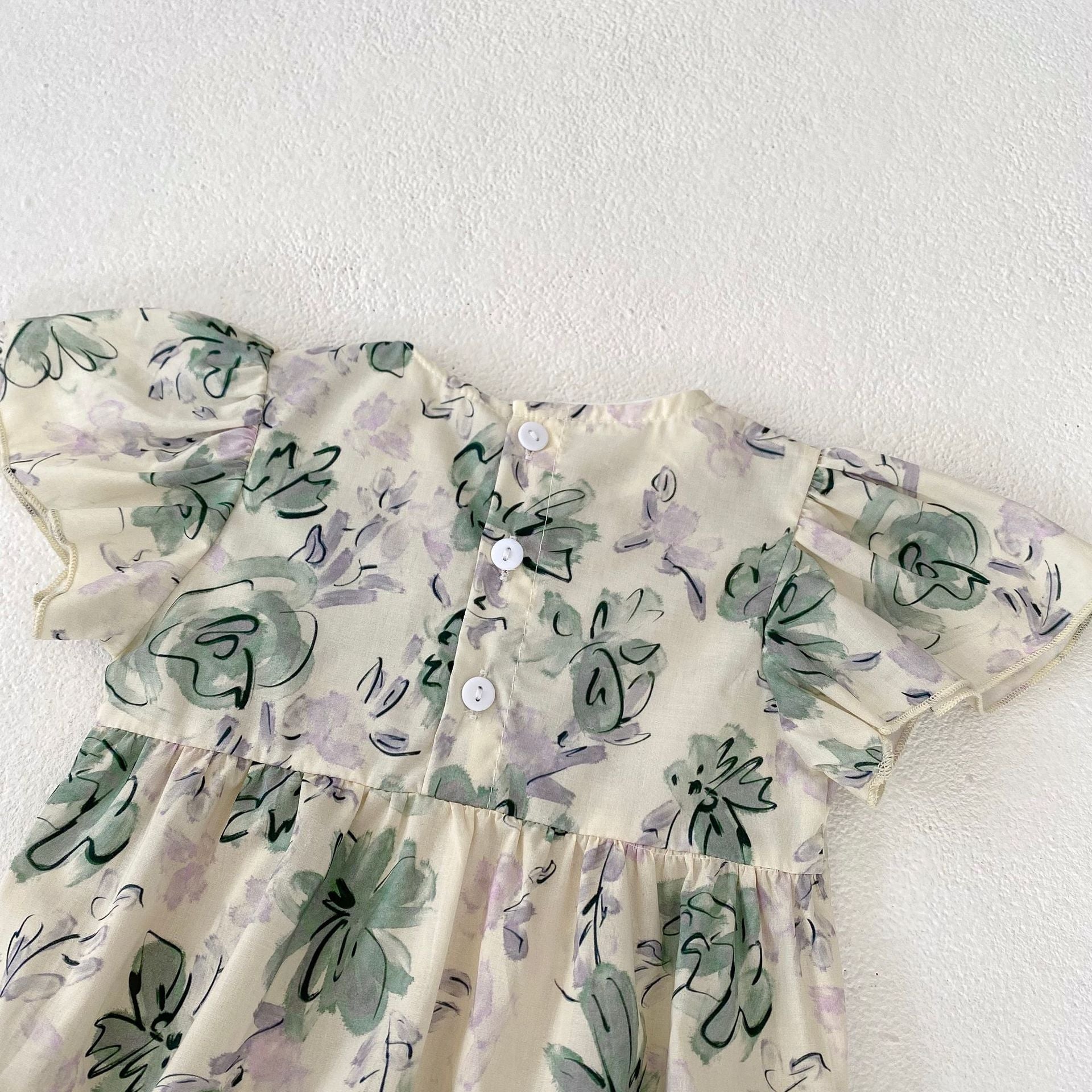 Body Infantil Feminino Floral Lacinho