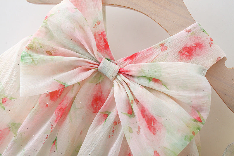 Vestido Infantil Verão Floral