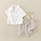 Conjunto Infantil Camisa + Suspensório