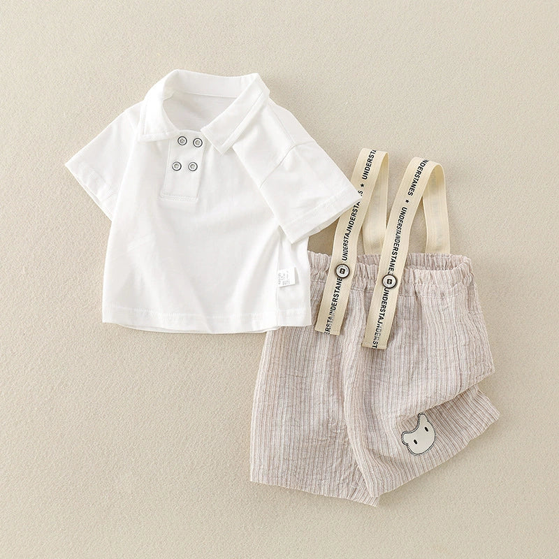 Conjunto Infantil Camisa + Suspensório